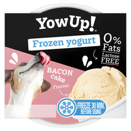 Produktbild von YowUp! Hundesnack Frozen Yoghurt Bacon Kuchen mit Schwein laktosefrei 110 g - 12 x 9,17 ml
