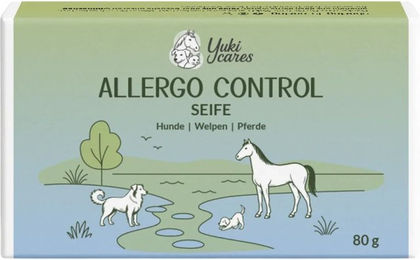 Yuki cares Allergo Control Shampoo zur Fellpflege bei allergischem Juckreiz für Hunde und Pferde 80 ml – Bild 1 von 2