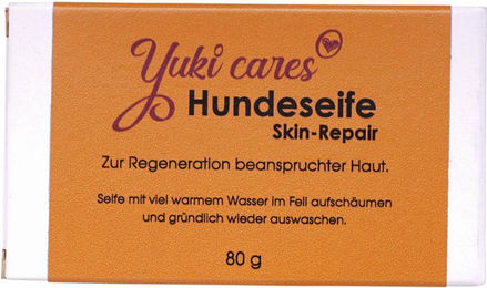Yuki cares Hundeseife Skin Repair zur Pflege von Haut und Fell 80g – Bild 1 von 2