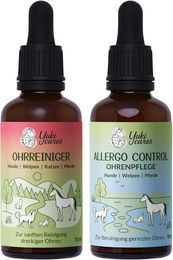 Yuki cares Ohrenpflege-Set mit Ohrenreiniger zur Beruhigung bei Allergien für Hunde – Bild 1 von 7