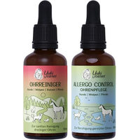 Produktbild von Yuki cares Ohrenpflege-Set mit Ohrenreiniger zur Beruhigung bei Allergien für Hunde