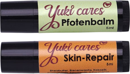 Yuki cares Pfotenpflege-Set für Hunde und Katzen hypoallergen und ohne Konservierungsstoffe – Bild 1 von 2