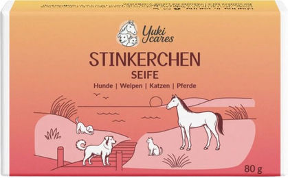 Yuki cares Stinkerchen Seife zur Fellpflege für Hunde, Katzen und Pferde – Bild 1 von 3