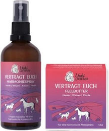 Yuki Cares Vertragt euch-Set zur Förderung der Harmonie in Tiergemeinschaften Rosa – Bild 1 von 3