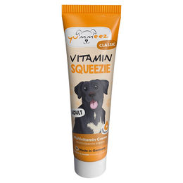 Produktbild von Yummeez Adult Squeezie Vitamin Paste für Hunde getreidefrei und ohne Farb- & Aromastoffe 100 g