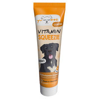 Produktbild von Yummeez Adult Squeezie Vitamin Paste für Hunde getreidefrei und ohne Farb- & Aromastoffe 100 g