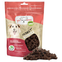 Produktbild von yummeez Green Life Insect Bonies Belohnungssnack für Hunde mit Insekten getreidefrei und ohne Zucker 175 g - 175 g