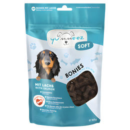 Produktbild von Yummeez Soft Bonies Belohnungssnack Lachs Getreidefrei und Glutenfrei 165 g