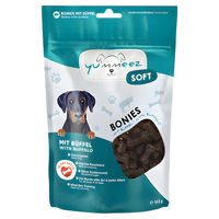 Produktbild von Yummeez Soft Bonies Hundesnacks Büffel getreidefrei und glutenfrei 165 g