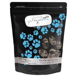 Produktbild von Yummeez Solo Belohnungssnack Forelle getreidefrei und hypoallergen 175 g - 175 g