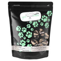 Produktbild von Yummeez Solo Kaninchen Belohnungssnack getreidefrei und hypoallergen 175 g - 175 g