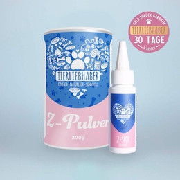 Produktbild von Z-Duo Ergänzungsfuttermittel und Repellent für Hunde - 4 x 50 ml