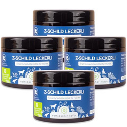 Produktbild von Z-Schild Snack für Hunde mit Schwarzkümmelöl, Kokosöl und Bierhefe - 4 x 300 g