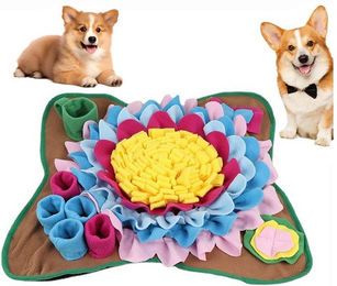 Produktbild von Zaewry Tier-Intelligenzspielzeug Schnüffelteppich Hund, Futterschnüffel-Futtermatte, Trainingsmatte, Interaktive Hundespielzeug für Alle Hunderassen