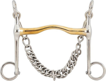 Produktbild von Zaumzeuggebiss für Pferde BR Equitation Soft Contact 12mm shanks 140mm