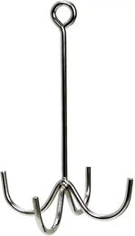 Produktbild von Zaumzeughalter aus Chrom mit 4 Haken