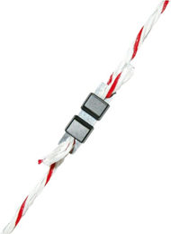 Produktbild von Zaunzubehör Kordelverbinder Edelstahl Ako Litzclip (x5)