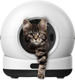 Zedar Selbstreinigende Katzentoilette, 82L Katzenklo Selbstreinigend mit App – Inkl. Katzenklo-Matte & 3 Rollen Müllbeutel – XXL - K1200 – Bild 1 von 3