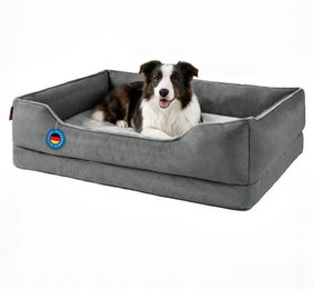 Produktbild von Zedelmaier Hundebett für mittelgroße und große Hunde Hundesofa Hundekissen Hundematratze, Orthopädisches, Ergonomisch, Wasserdicht,Waschbar, Kratzfestes