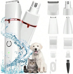 Produktbild von ZEUOPQ 4-in-1 Elektrische Hundeschermaschine mit Keramikklingen