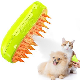 Produktbild von ZEUOPQ elektrische Fellbürste mit Sprayfunktion für Hunde und Katzen