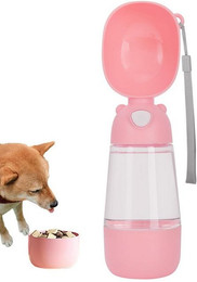 Produktbild von ZEUOPQ Hunde-Futterautomat mit Wasserflasche - 400 ml