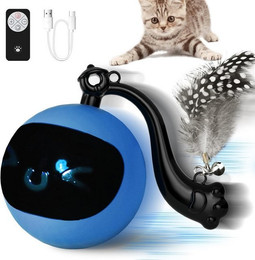 Produktbild von ZEUOPQ Interaktives Katzenspielzeug mit Fernbedienung und LED