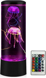 Produktbild von ZEUOPQ LED Aquariumleuchte Quallen Lampe mit 7 Farbwechseln und Fernbedienung