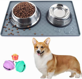 Produktbild von ZEUOPQ Napfunterlage Haustiertischset für Hunde und Katzen