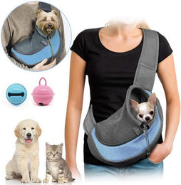 Produktbild von ZEUOPQ Tiertransporttasche für Katzen und kleine Hunde bis 3,5 kg