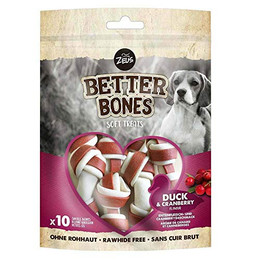 Produktbild von Zeus BetterBones Small Bones mit Ente & Cranberry