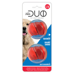 Produktbild von Zeus Duo Ball mit Quietscher - 6,3 cm