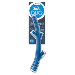 Produktbild von Zeus Duo Kauspielzeug Spielknochen mit Baconduft blau