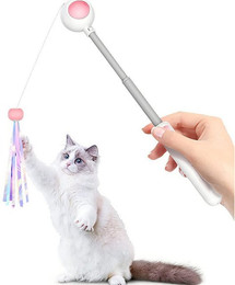 Produktbild von zggzerg Elektrische Katzenangel mit Leuchtenden Quasten