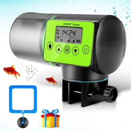 Produktbild von zggzerg Futterautomat Futterautomat Aquarium,Automatischer Fischfutterspender 200ml