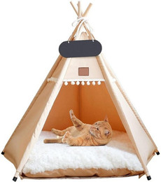 Produktbild von zggzerg Tierbett Hundezelt Katzenzelt mit Kissen