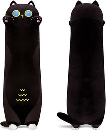 Produktbild von zggzerg Tierkuscheltier Langes Katzen Körperkissen Plüsch-Kuschelkissen