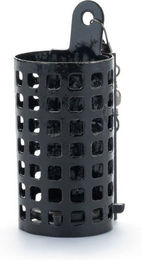 Produktbild von Zite Futterbehälter rund 40g Metall Angelkorb bleifrei mit Wirbelsnap - 40 g