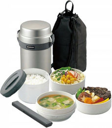 Produktbild von ZOJIRUSHI SL-JAF14-SA Lunch-Thermoskanne, silber