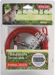 Produktbild von Zolux Anbindekabel mit Feder für Hunde 9 Meter - 9 m