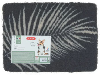Zolux Isoliermatte für Hunde 50 x 70 cm Grau mit Pflanzenmotiv - 1 Stk. – Bild 1 von 4