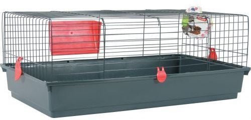 Produktbild von ZOLUX Käfig Classic 100 cm grau-rot