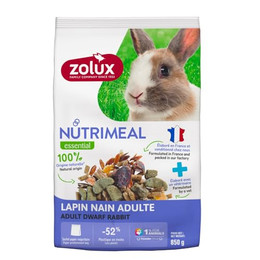 Produktbild von Zolux Nutrimeal Zwergkaninchenfutter Adult - 850 g