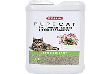 Produktbild von Zolux Pure Cat Lufterfrischer für Katzenstreu Lavendelduft - 1 l