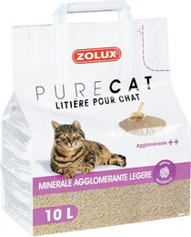 Produktbild von Zolux Pure Cat mineralisches Katzenstreu klumpend leicht - 10 l