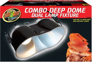 Produktbild von Zoo Med Large Combo Deep Dome Dual Lamp - 1 Stk