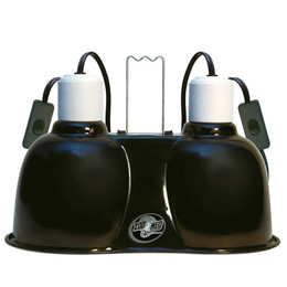 Produktbild von Zoo Med LF-19e Mini Combo Deep Dome Doppel-Reflektor-Lampenschirm