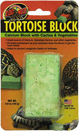Produktbild von Zoo Med Tortoise Block mit Opuntia Kaktus - 2 x 142 g