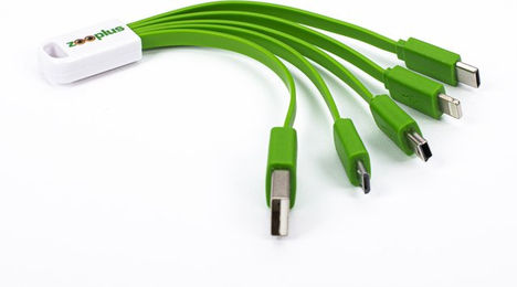 Produktbild von zooplus 5-in-1 USB-Kabel - 1 Stück