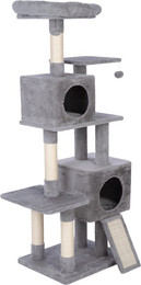 Produktbild von zooplus Basics Kratzbaum groß grau